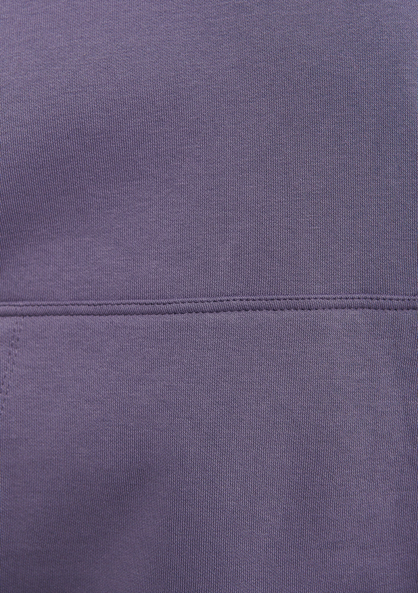 Hooded Purple Basic Sweatshirt