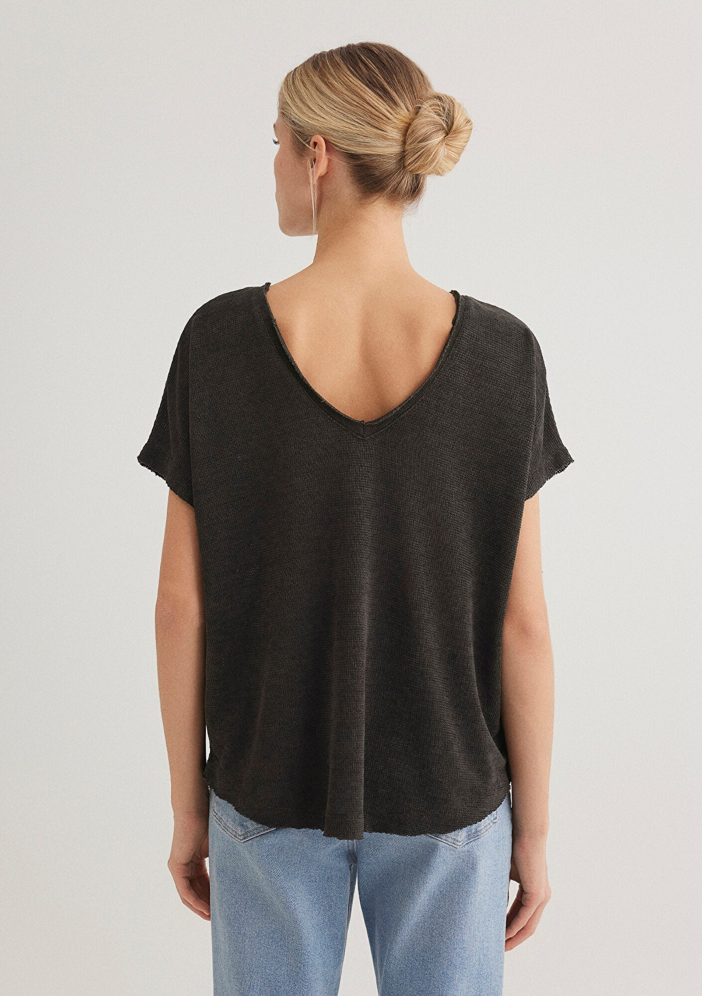 Textured Grey T-Shirt