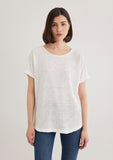 Textured White T-Shirt