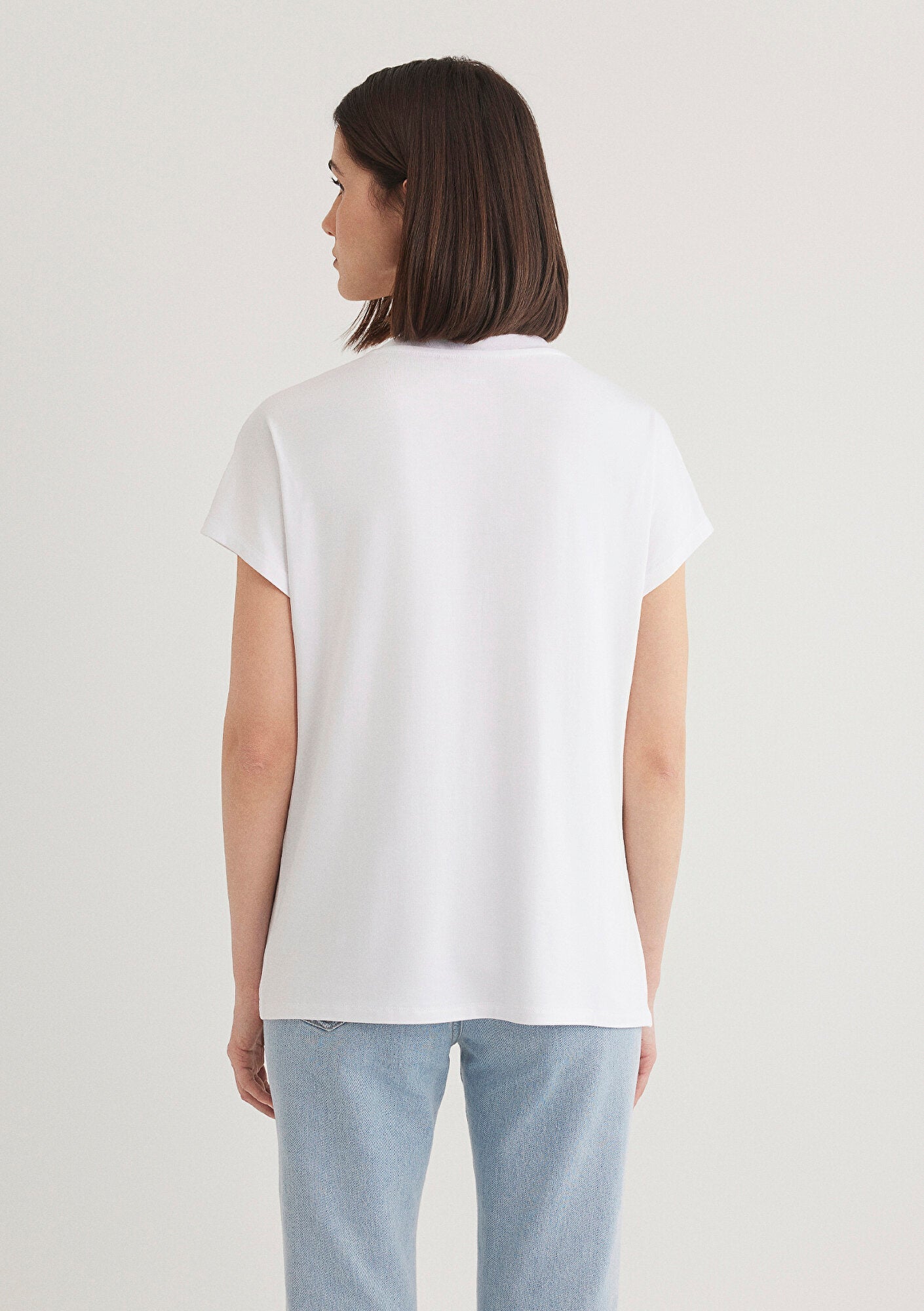 Basıc V Neck Top