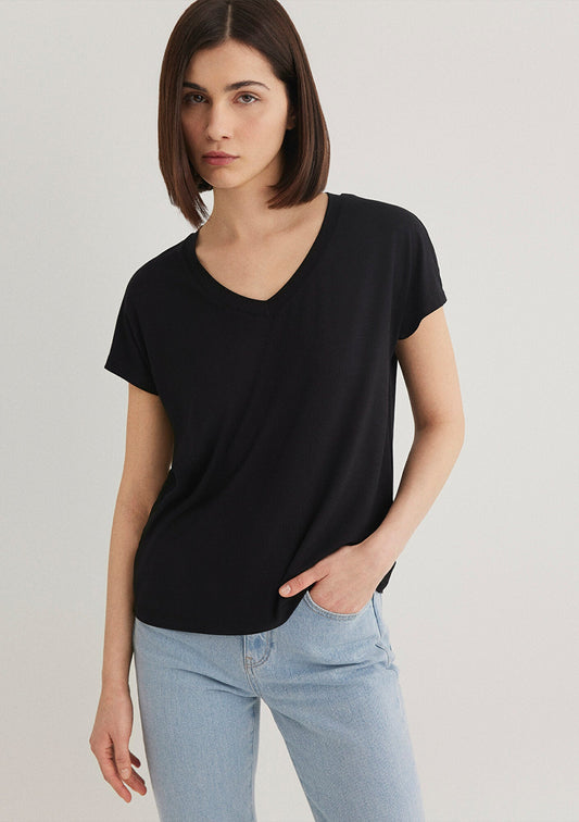 BasÄ±c V Neck Top