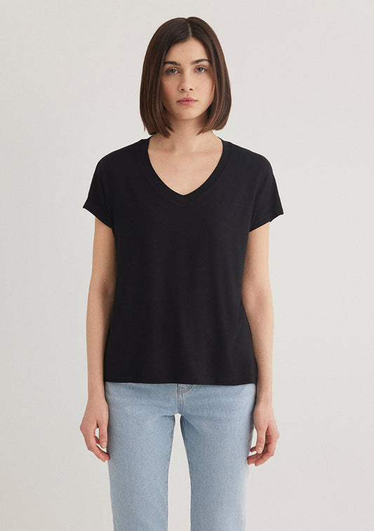 Basıc V Neck Top
