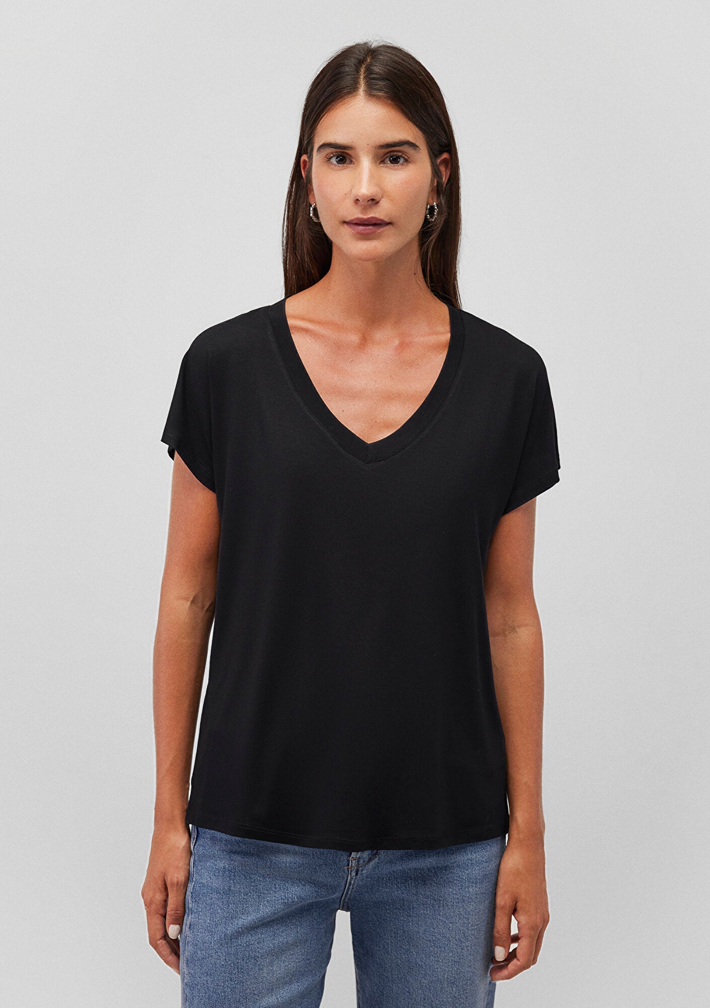 BasÄ±c V Neck Top