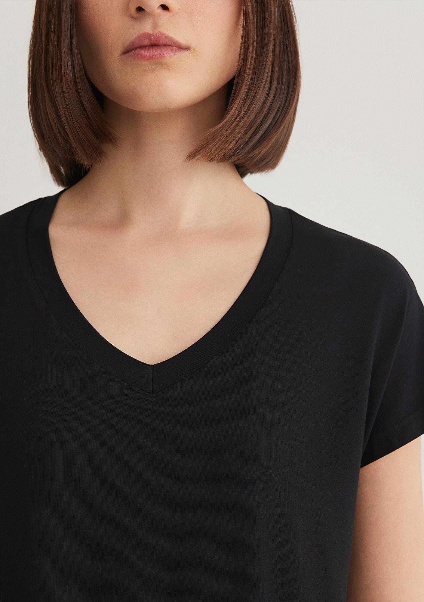 BasÄ±c V Neck Top