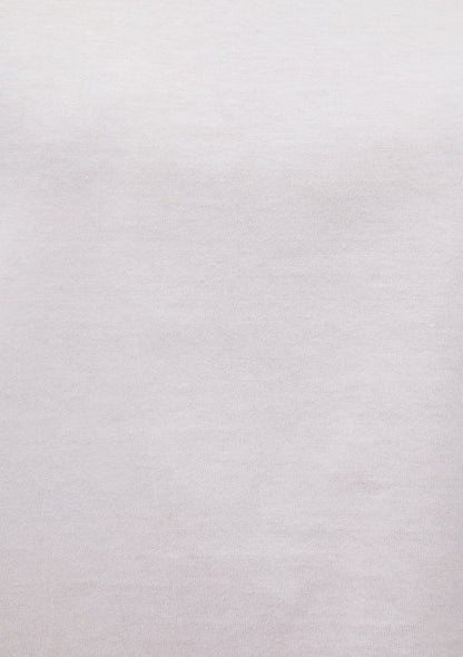 Crop White Basic T-Shirt