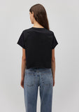 Crop Black Basic T-Shirt
