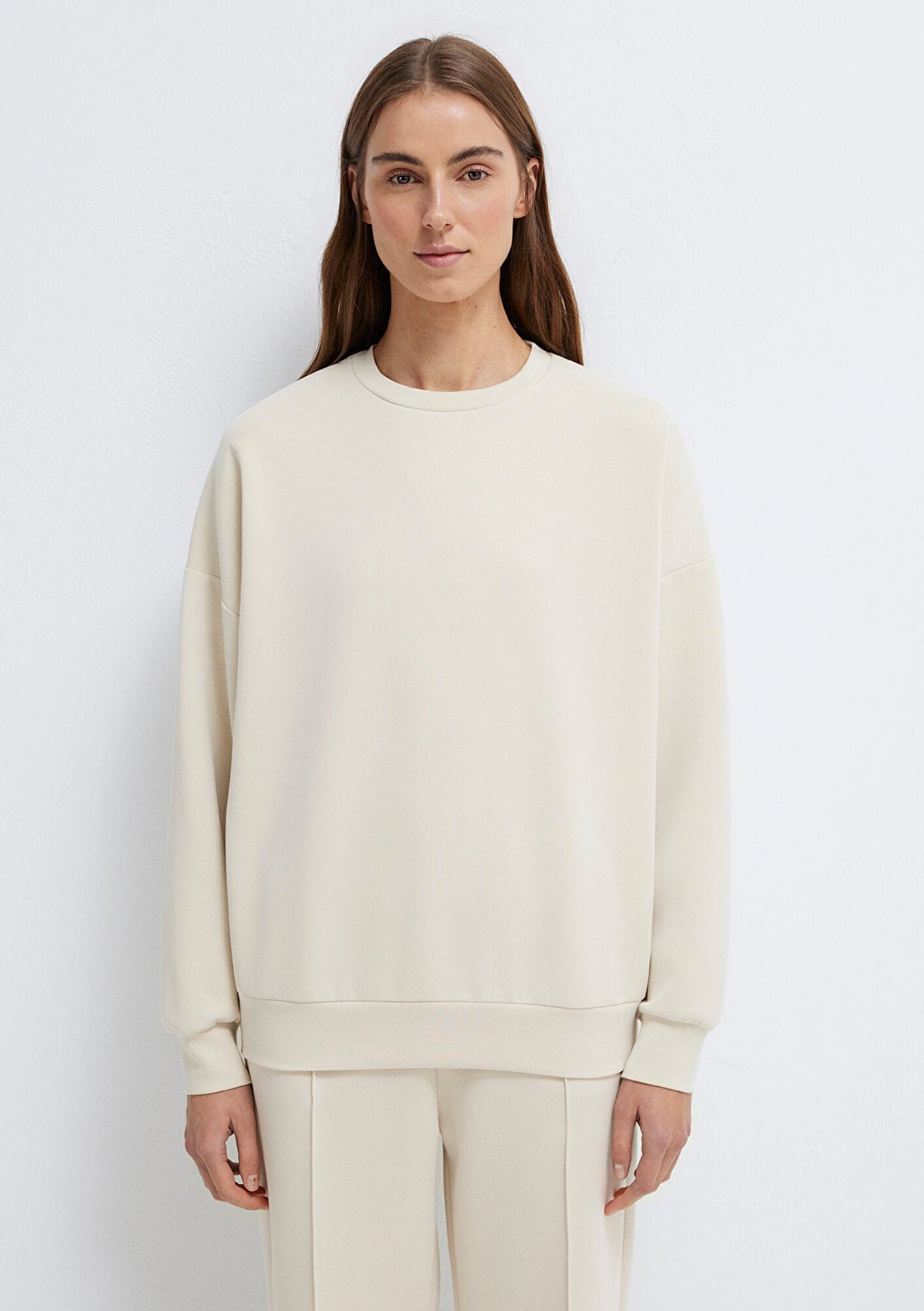 Lux Touch (Tencel™) Modal Ecru Sweatshirt