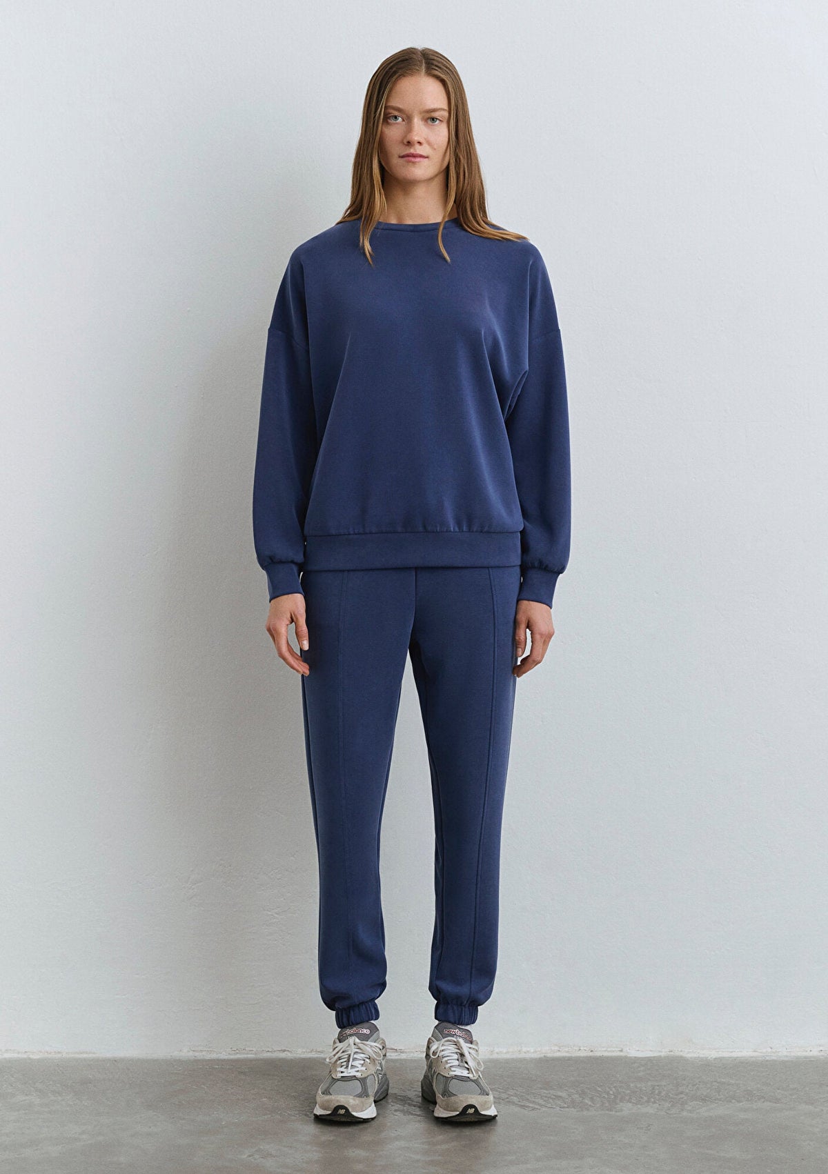Lux Touch Navy Modal Sweatshirt