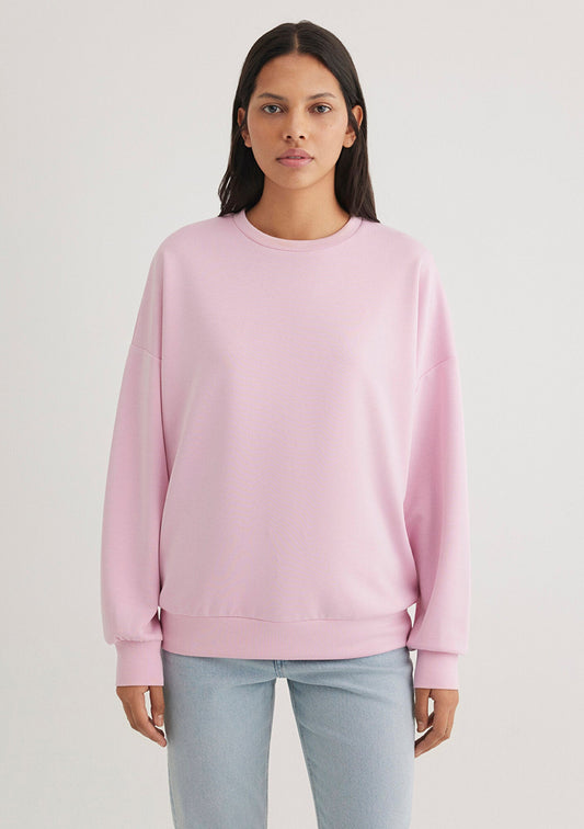 Pink Crew Neck Sweatshirt