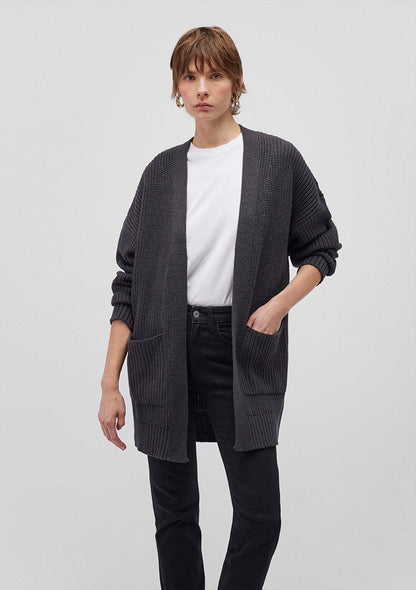 Black Long Cardigan