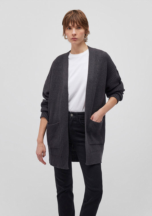 Black Long Cardigan