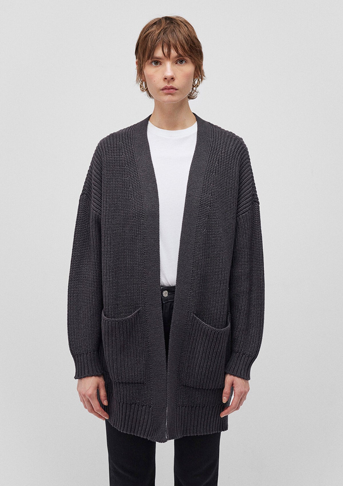 Black Long Cardigan
