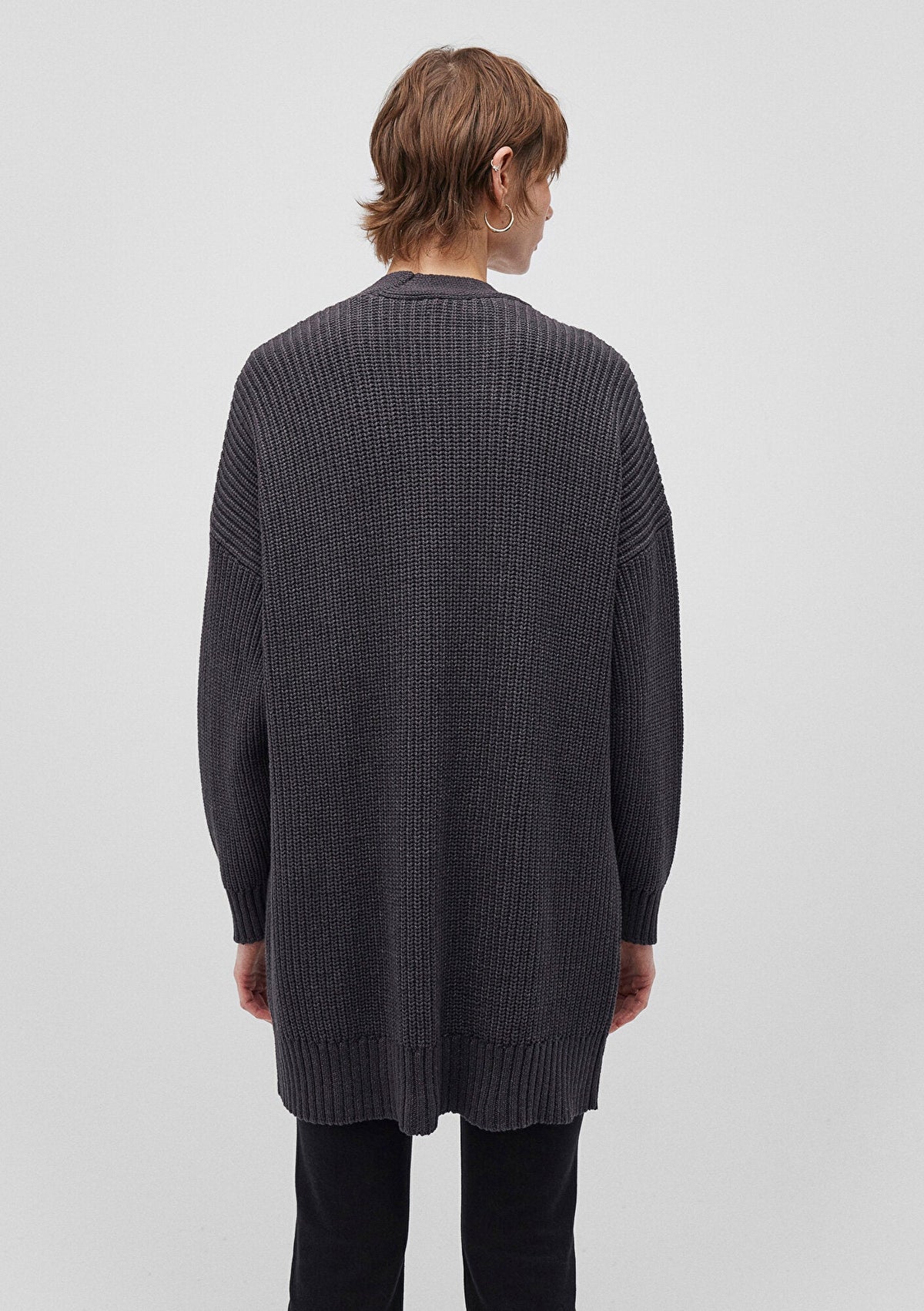 Black Long Cardigan