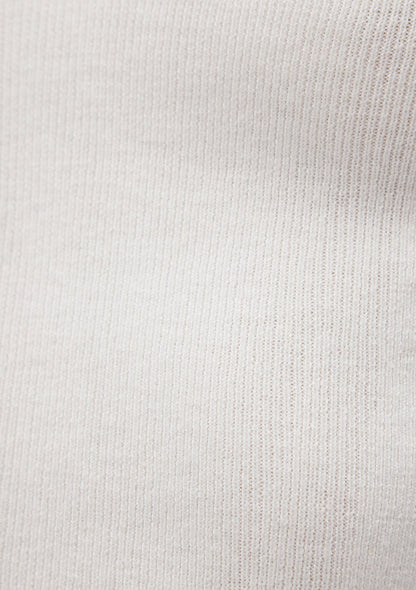 V Neck White Sweater