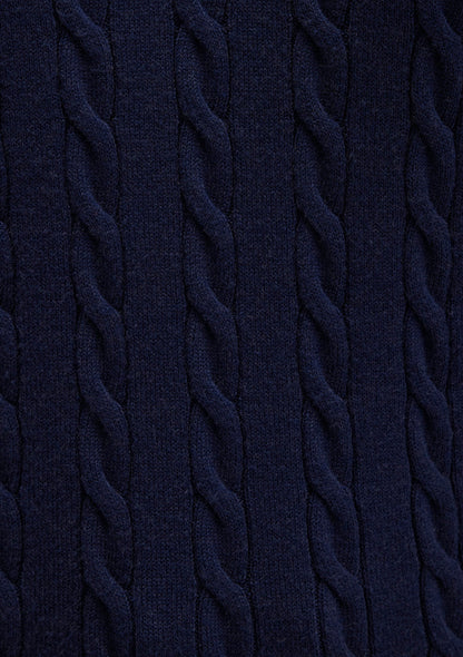 V Neck Navy Sweater