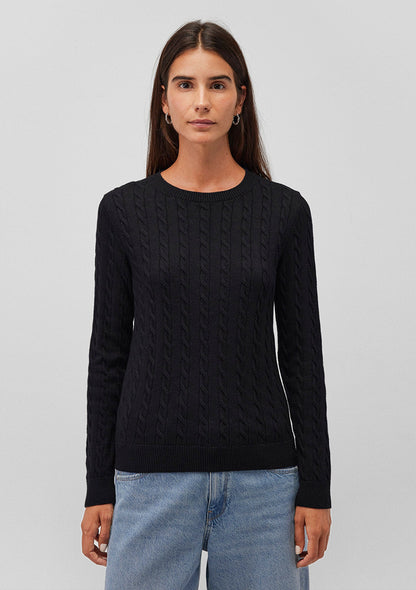 Crew Neck Black Sweater