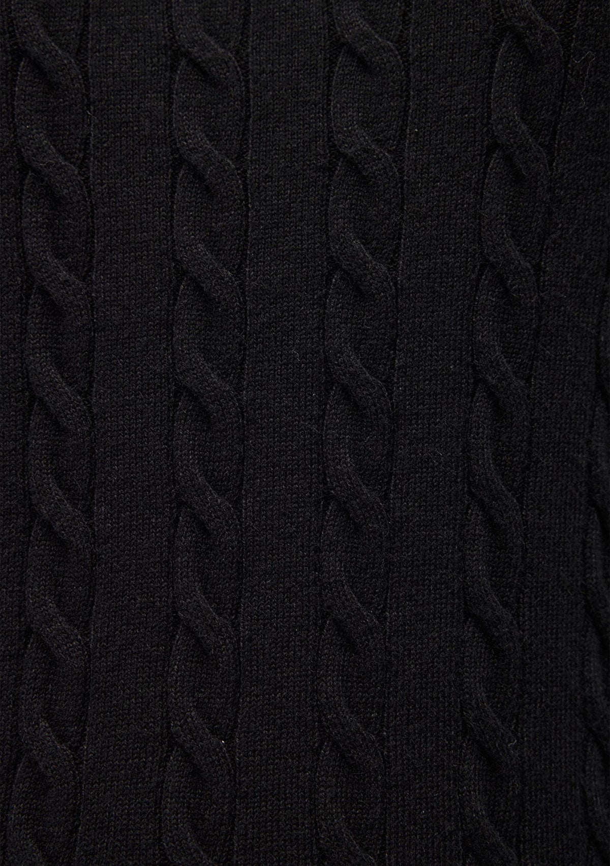 Crew Neck Black Sweater