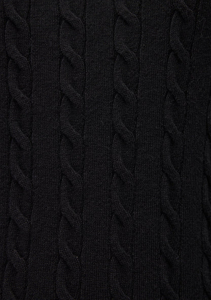 Crew Neck Black Sweater