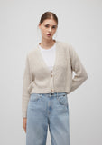 Buttoned Beige Cardigan