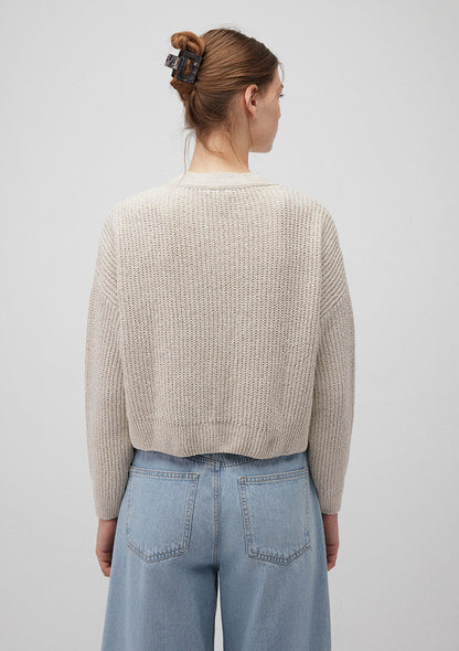 Buttoned Beige Cardigan