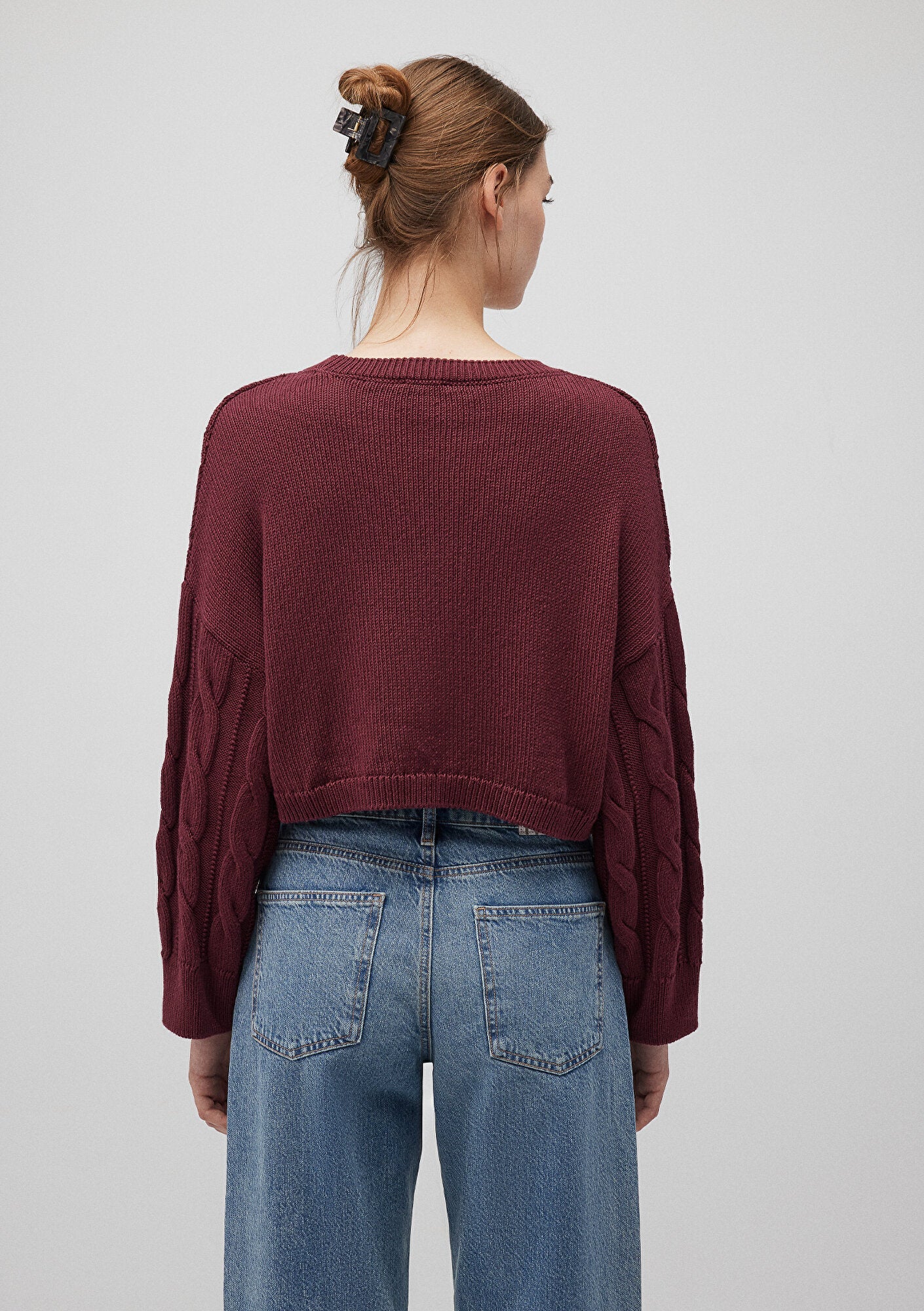 Burgundy Crewneck Sweater