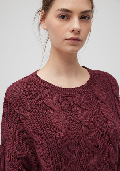 Burgundy Crewneck Sweater