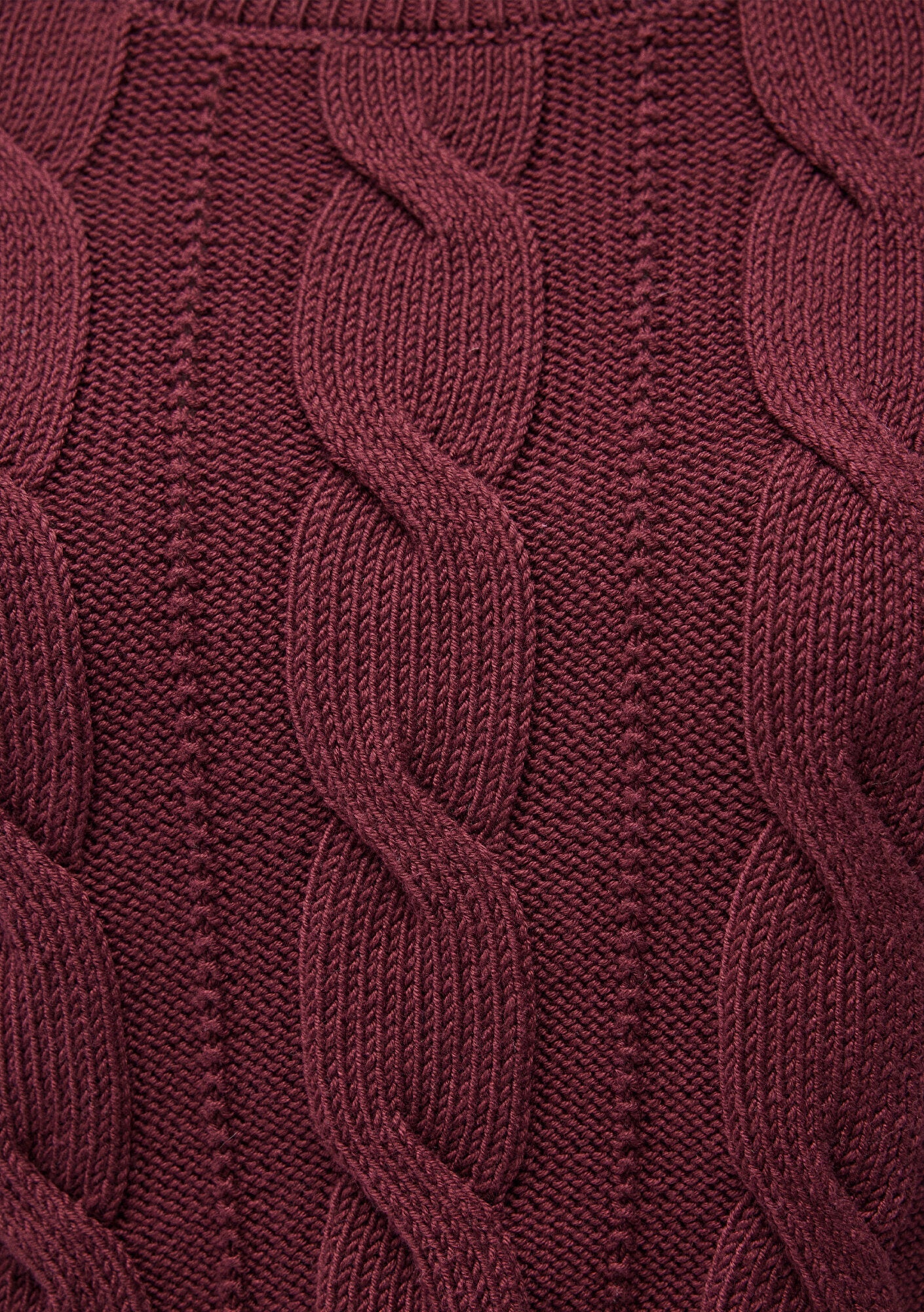 Burgundy Crewneck Sweater