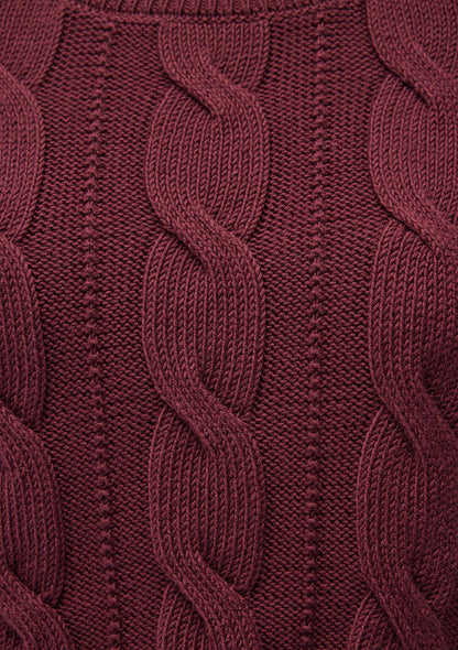 Burgundy Crewneck Sweater