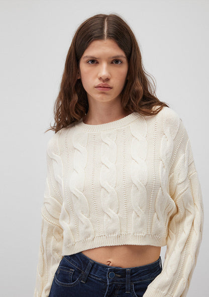 Ecru Crewneck Sweater