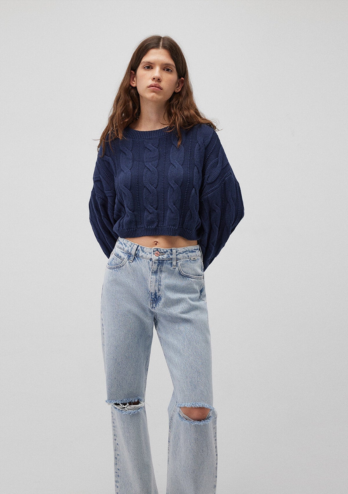 Navy Crewneck Sweater