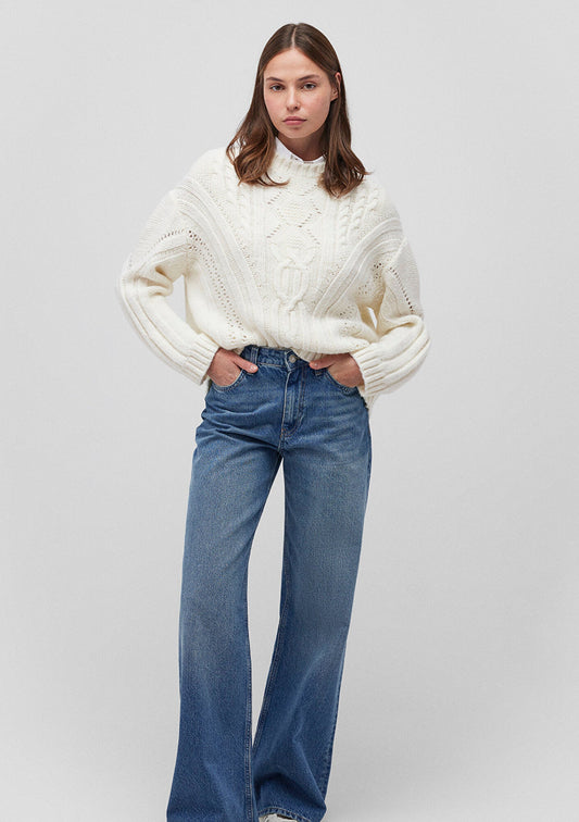 White Crewneck Sweater