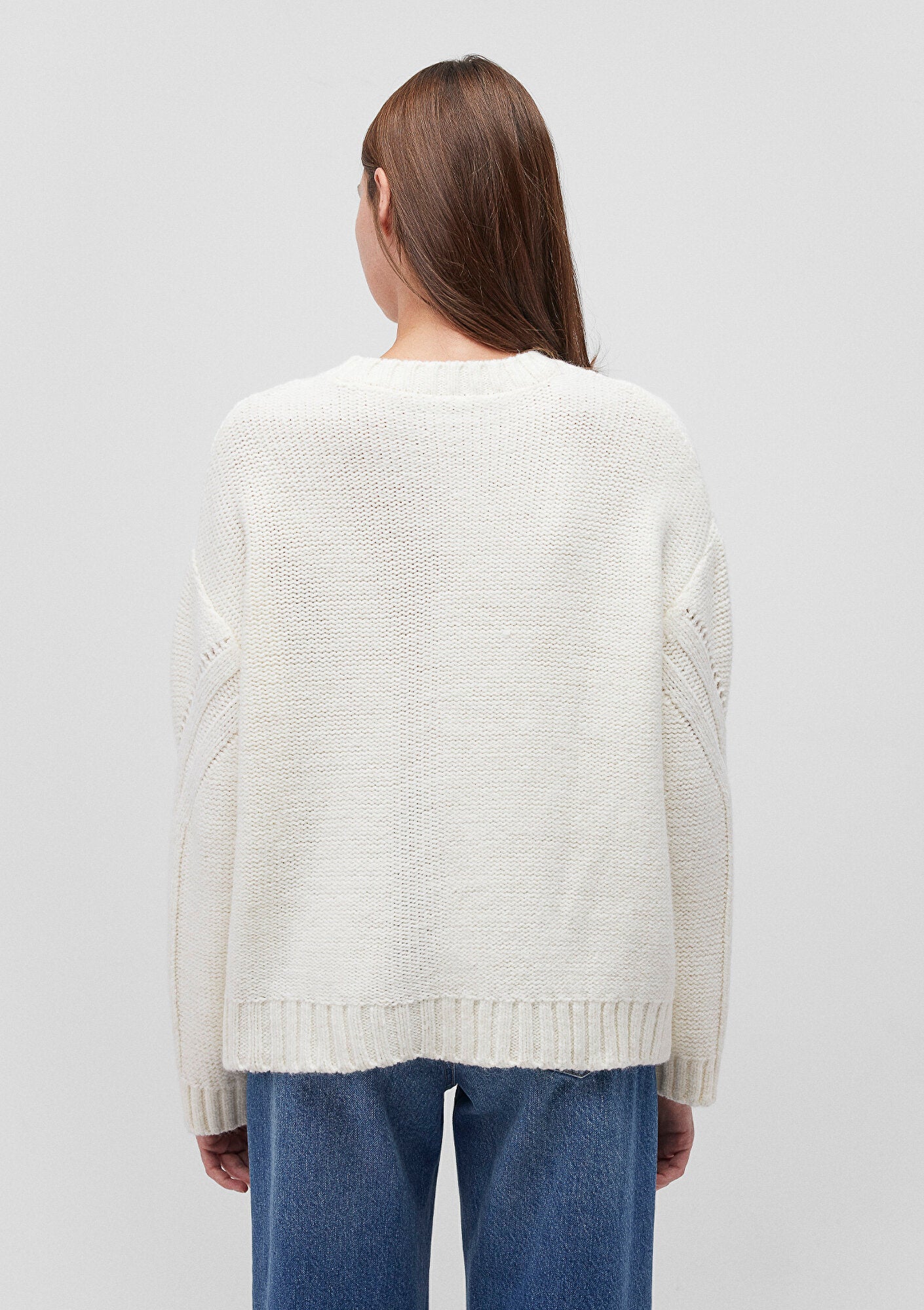White Crewneck Sweater