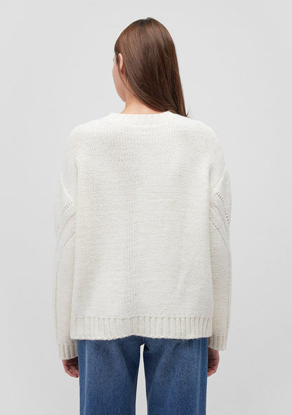 White Crewneck Sweater