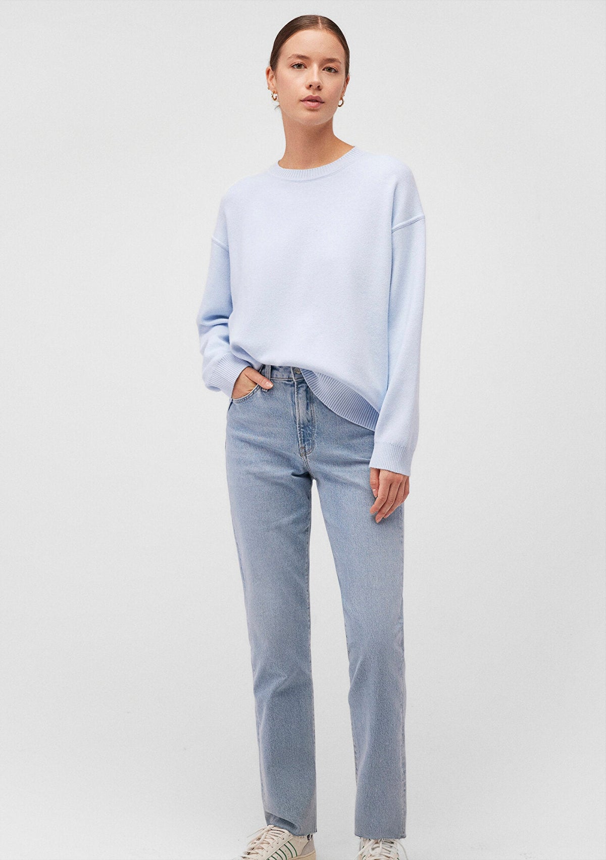 Blue Crewneck Sweater