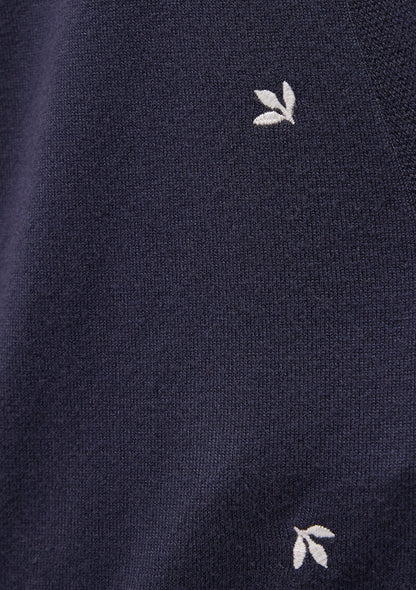 Buttoned Blue Hırka