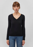 V Neck Black Sweater