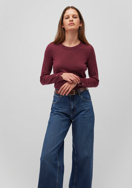 Burgundy Crewneck Sweater