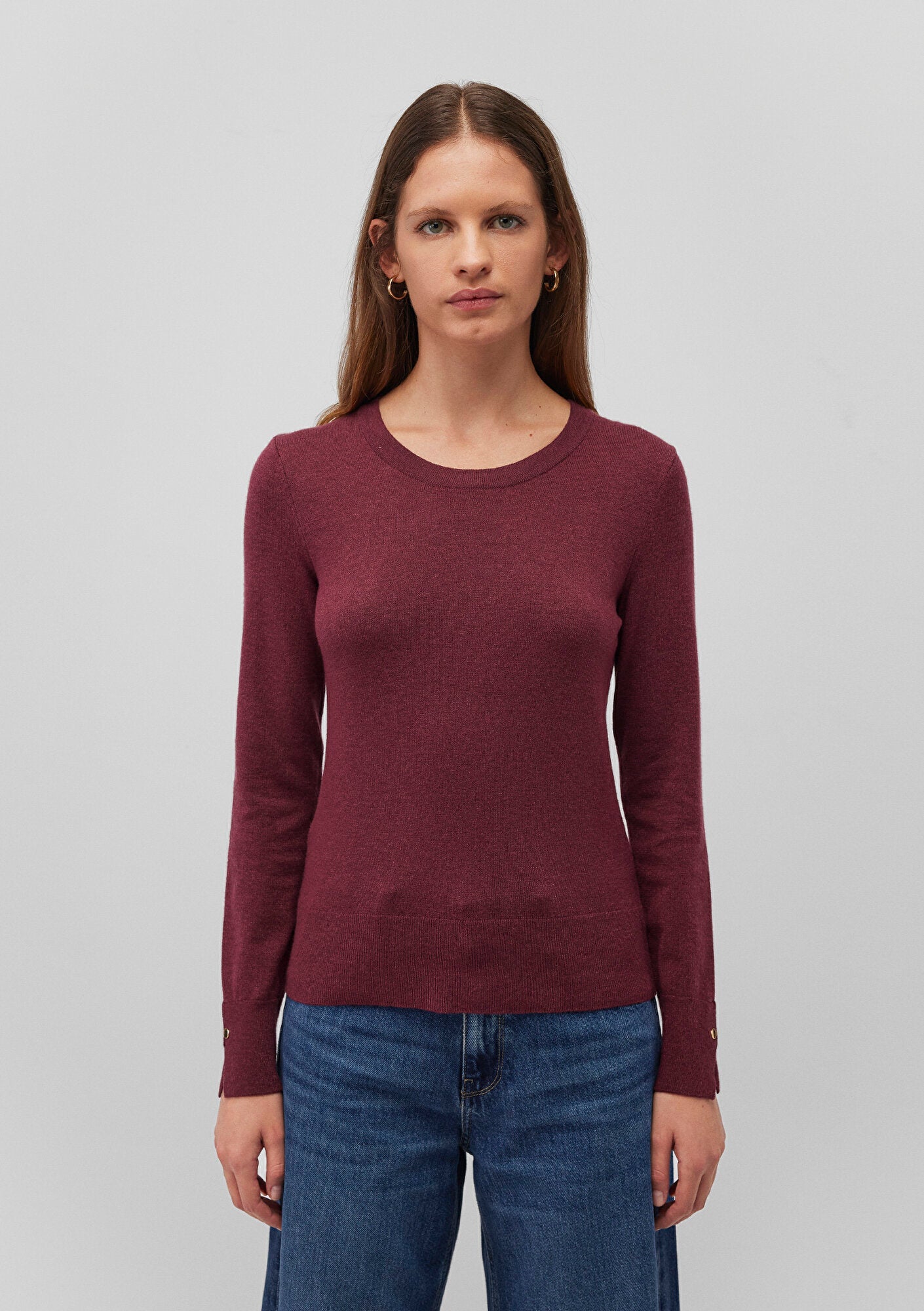 Burgundy Crewneck Sweater