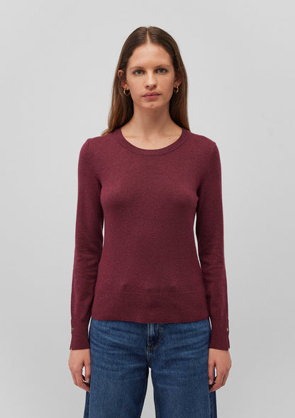 Burgundy Crewneck Sweater