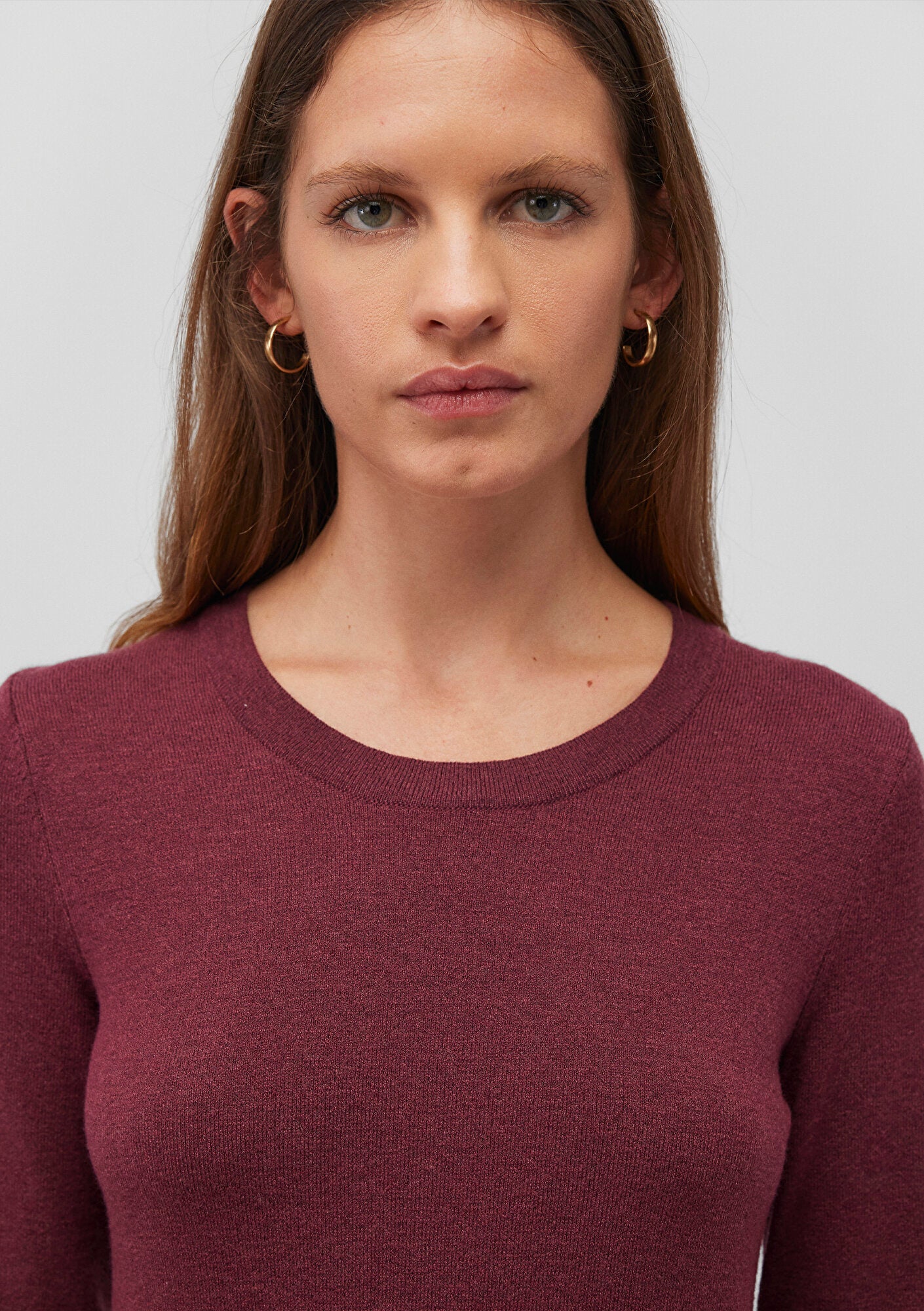 Burgundy Crewneck Sweater