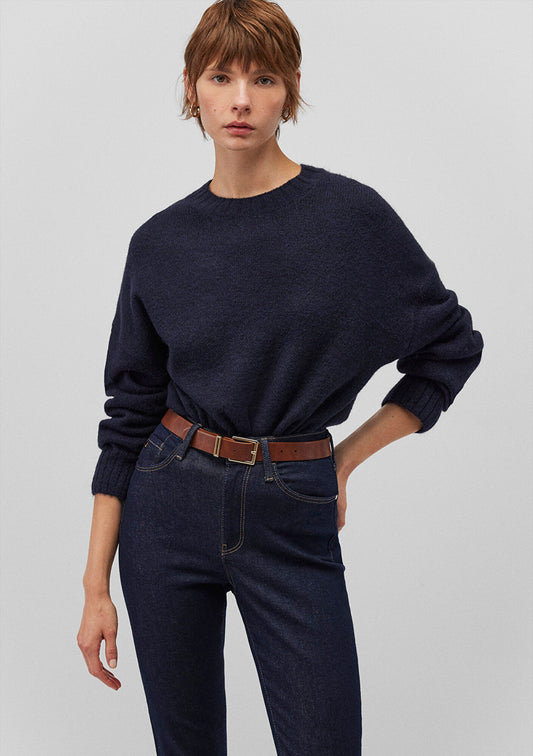 Navy Crewneck Sweater