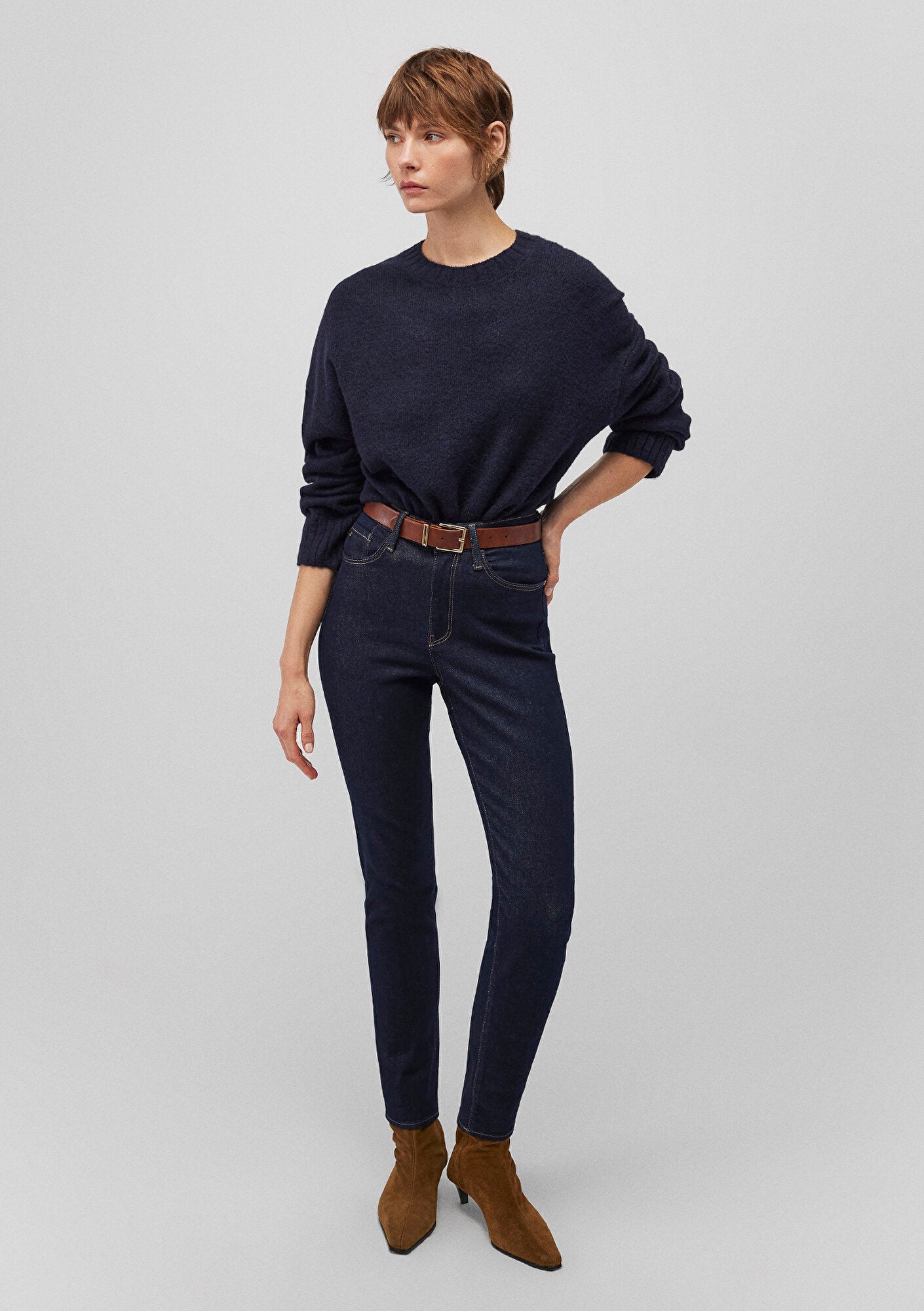 Navy Crewneck Sweater