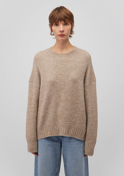Beige Crewneck Sweater