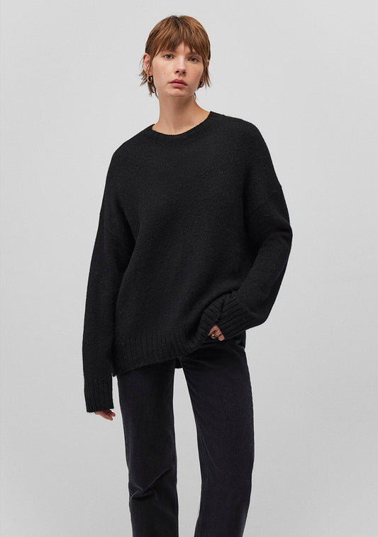 Black Crewneck Sweater