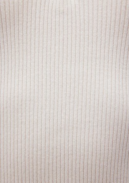 Half Zip White Sweater