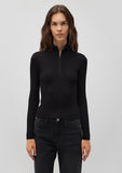 Half Zip Black Sweater