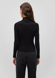 Half Zip Black Sweater