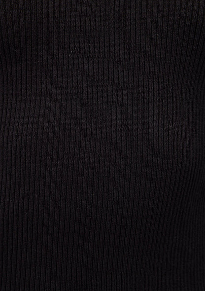 Half Zip Black Sweater