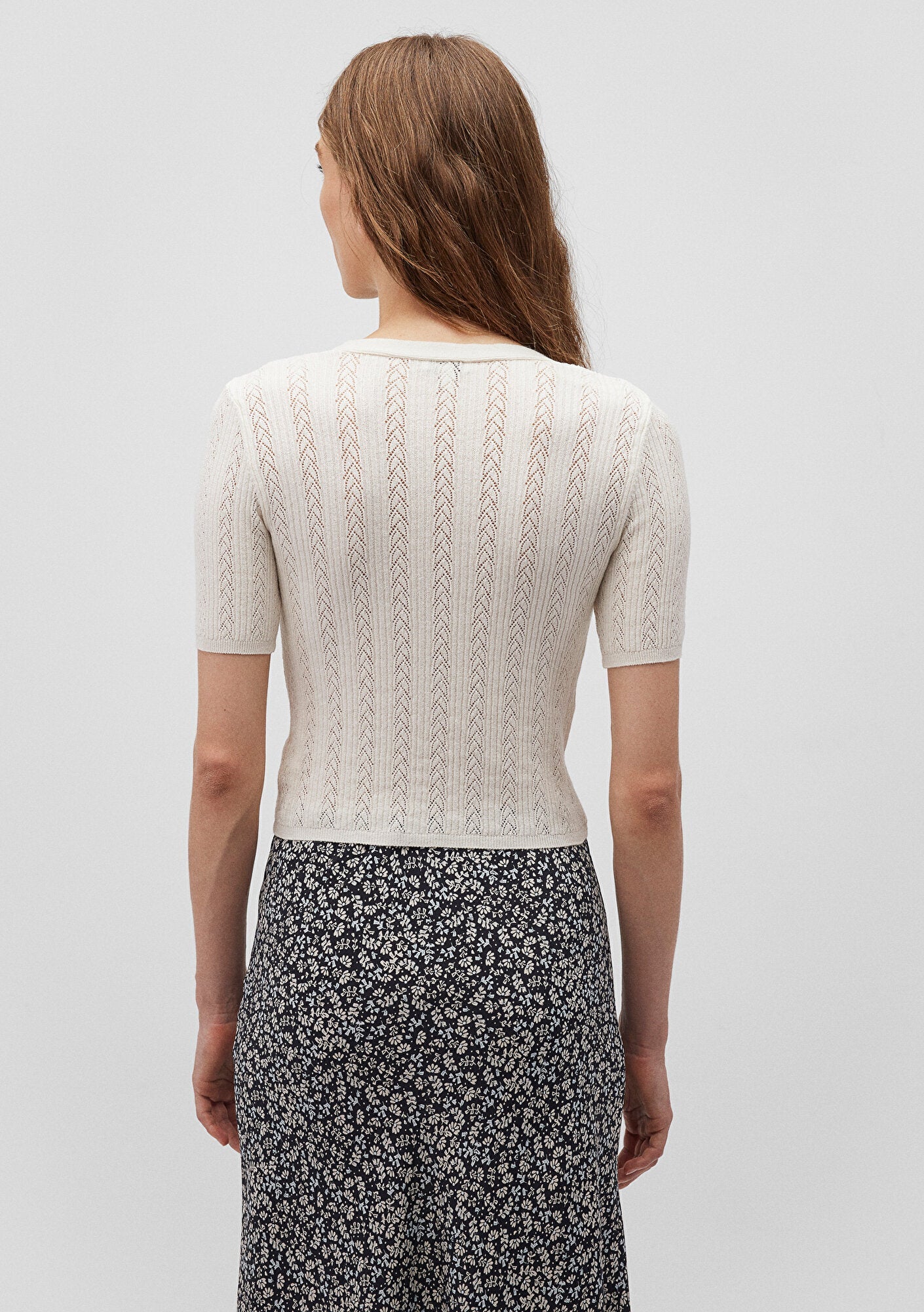 Short Sleeve Buttoned Cardigan