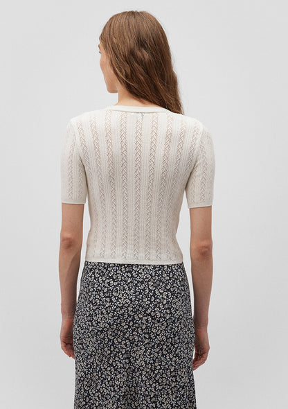 Short Sleeve Buttoned Cardigan